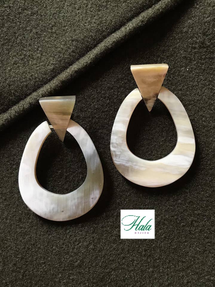 Art Decor Door Knocker Earrings for wholesale by Hala Design