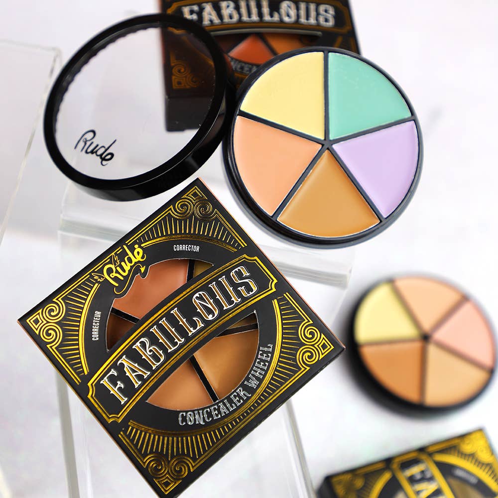 Rude Cosmetics - Wholesale Face Concealer - Fabulous Concealer Wheel2
