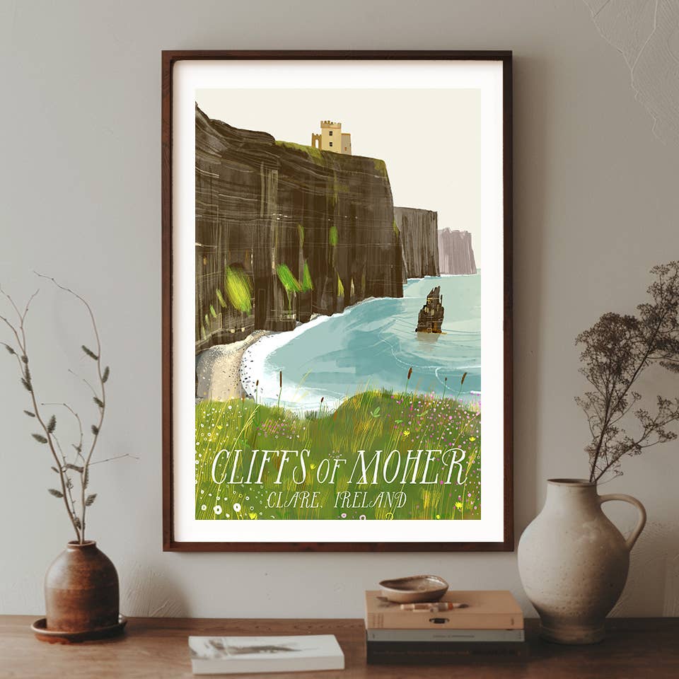 Conor Langton Art - Wholesale Art Print - Cliffs Of Moher, Clare, Ireland, Art Print1