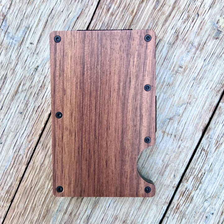 KW Custom Creations - Wholesale Wallet - Men's - Wooden Minimalist Wallet