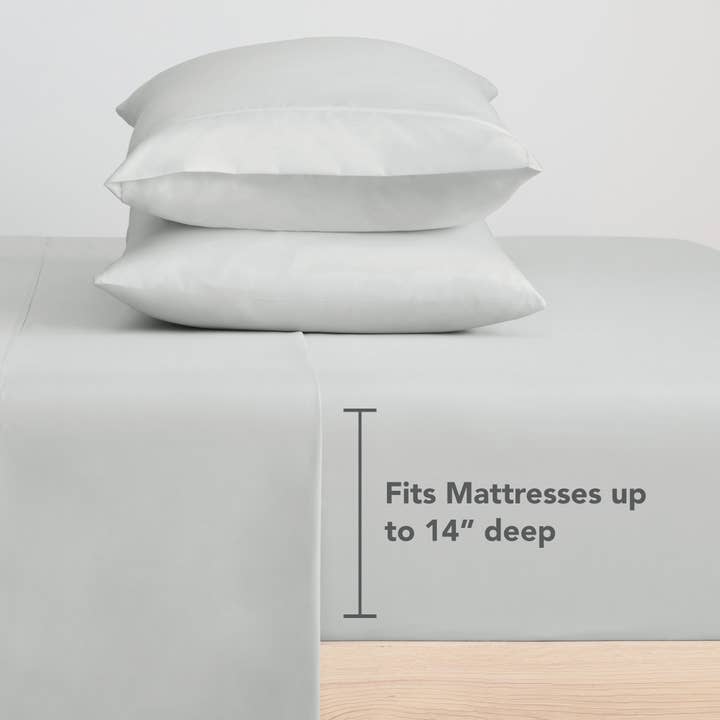 Arkwright Home - Wholesale Fitted Sheet - Brushed Microfiber Fitted Bed Sheets 6pk, Size/Color Options12