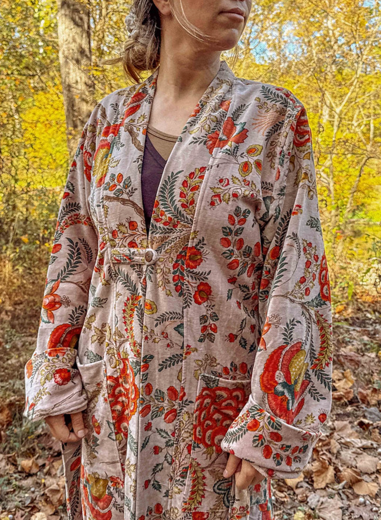 Gardenbelle Shop - Vendita all'ingrosso Giacca - Donna - Giacca di Velluto Organico Vetiver3