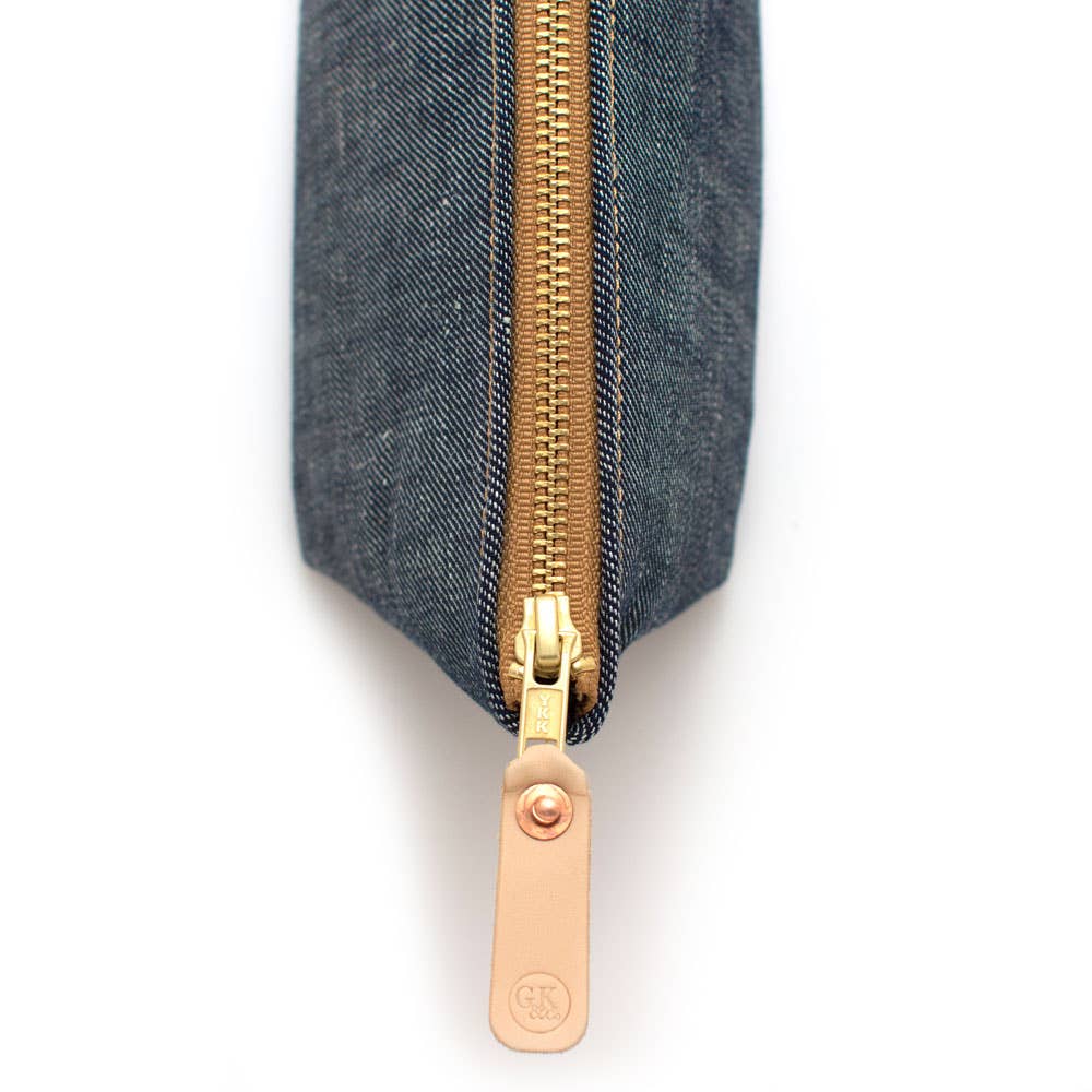 General Knot & Co. - Wholesale Clutch Bag - Women's - Japanese Denim Travel Clutch2