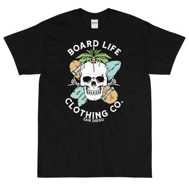 Board For Life Short Sleeve T-Shirt for wholesale by Boardem