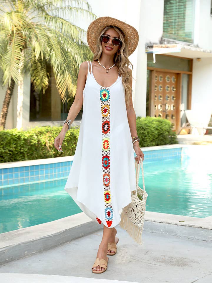 Crochet Cover Up Maxi Dress for wholesale by Hope & Sunshine