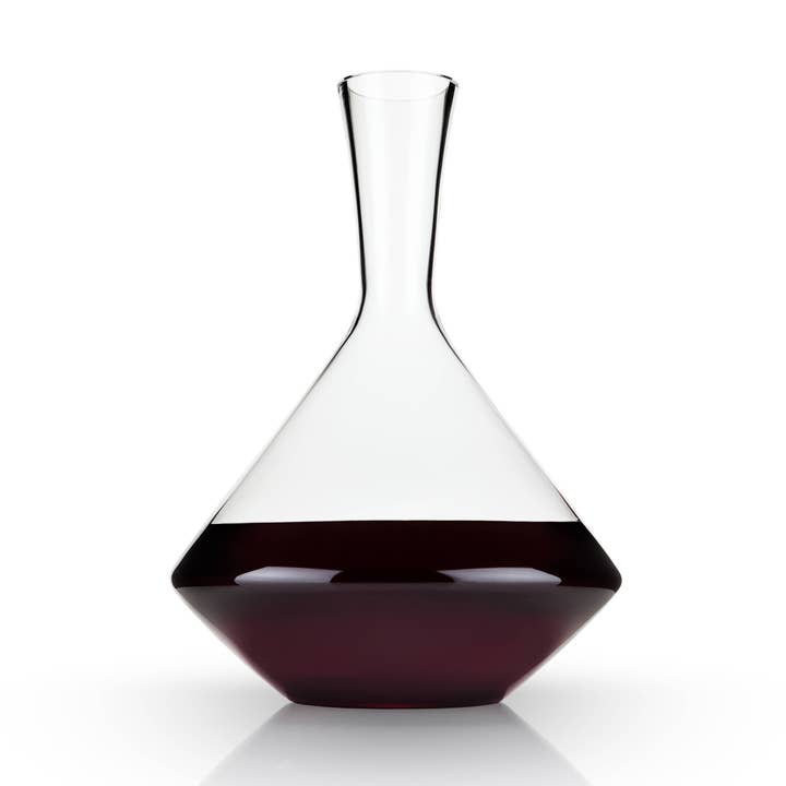 Raye™ Angled Crystal Wine Decanter for wholesale by True Brands
