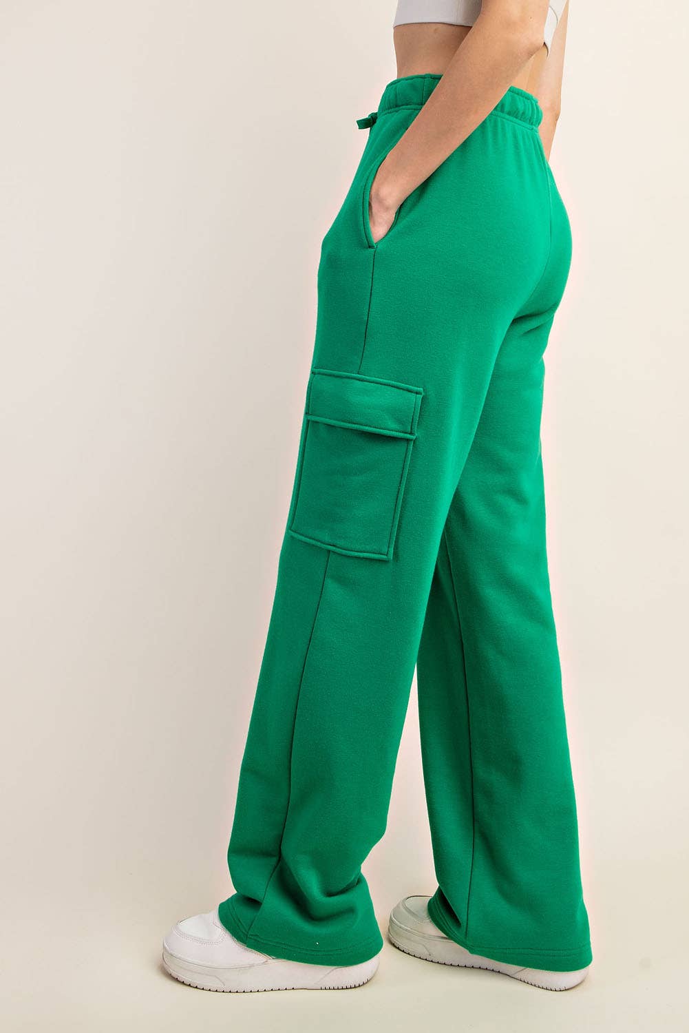 Rae Mode - Wholesale Pants - Women's - FRENCH TERRY STRAIGHT CARGO SWEATPANT50