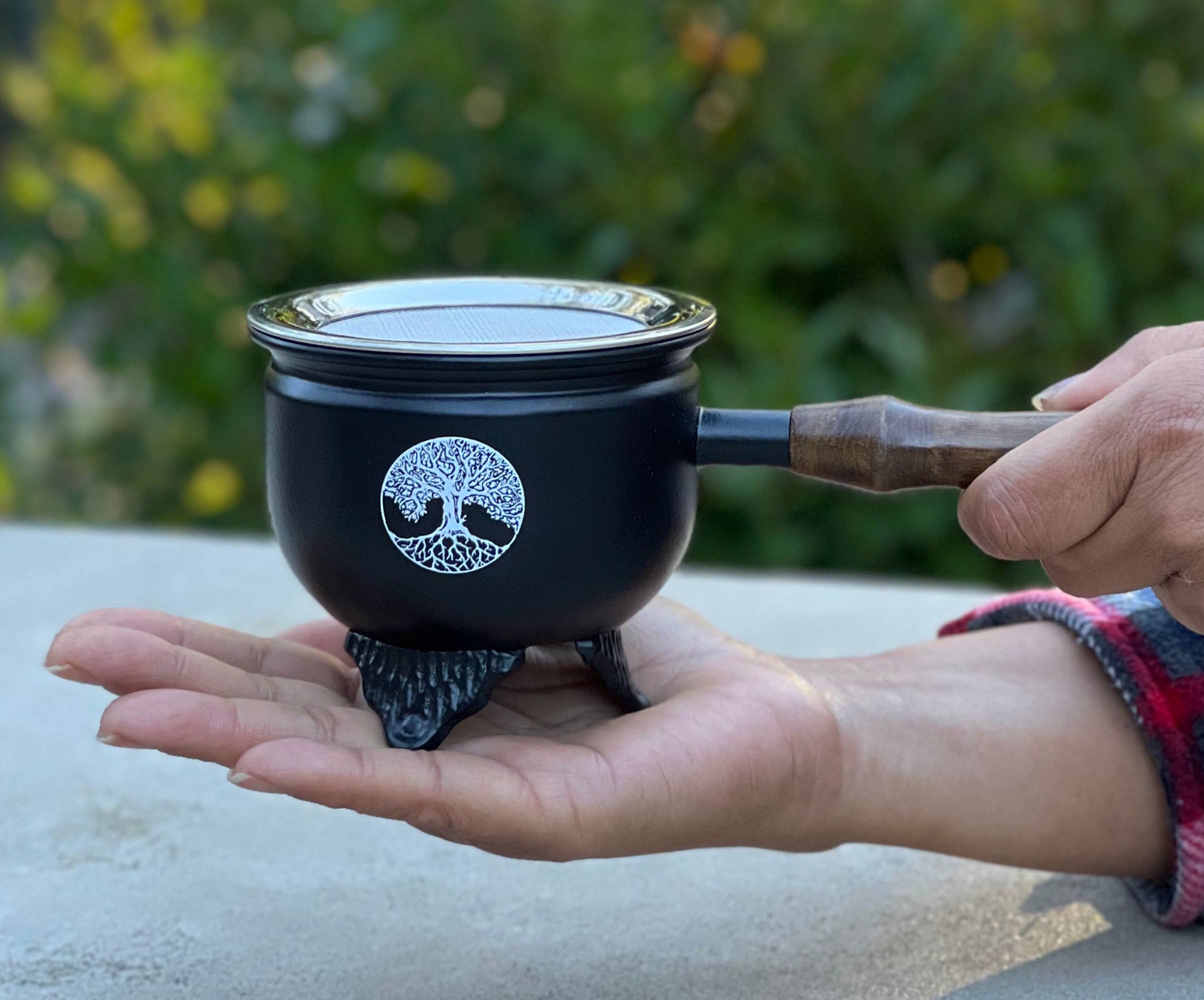 Lungta Imports - Wholesale Incense Holder - Large Metal Charcoal Screen Incense Burner (Tree of Life)13