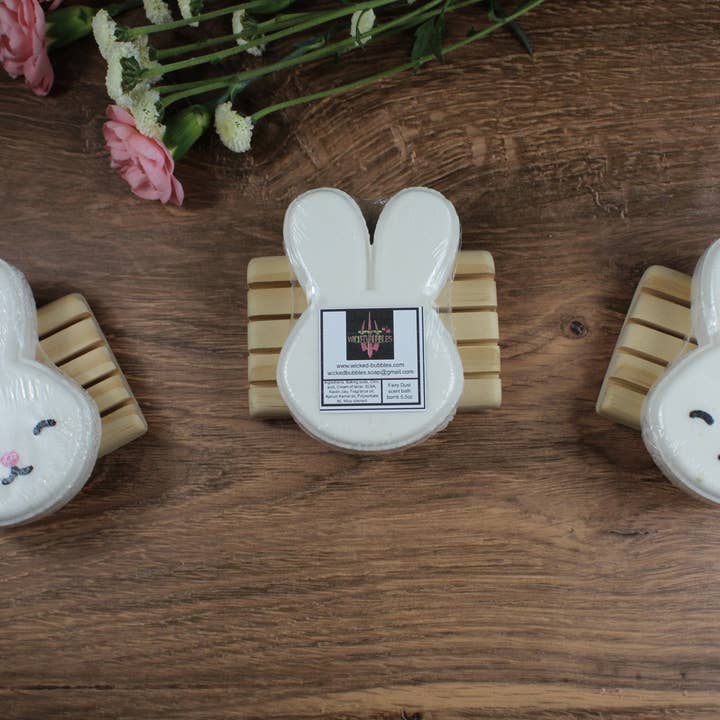 Wicked Bubbles LLC - Wholesale Bath Bomb/Fizz - Bunny Bath bomb - 5.5 oz - Fairy Dust Scent13