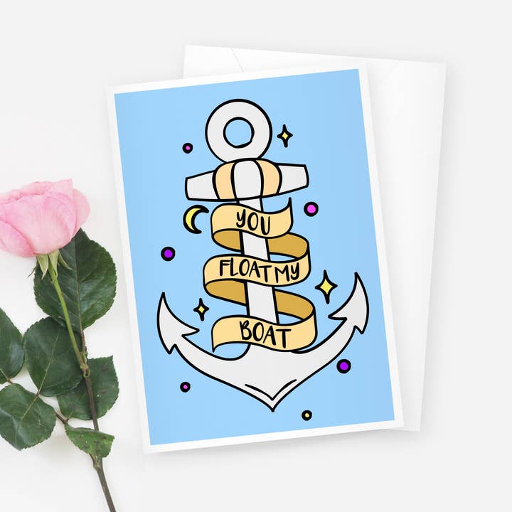CoconuTacha – wholesale Kärlekskort – Du flyter mitt båtkort