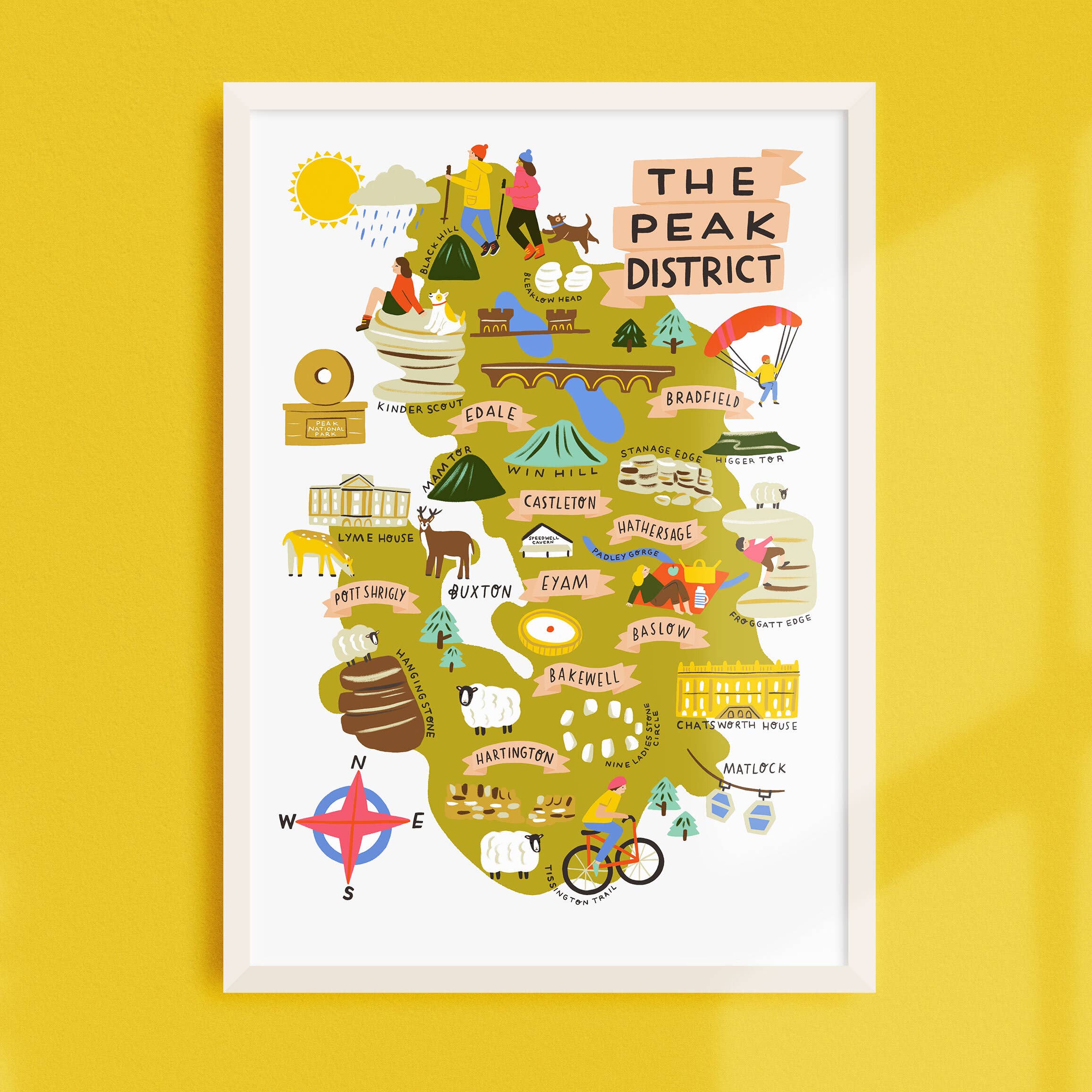 Lauren Radley – Engroshandel Kort – Kort - Peak District2