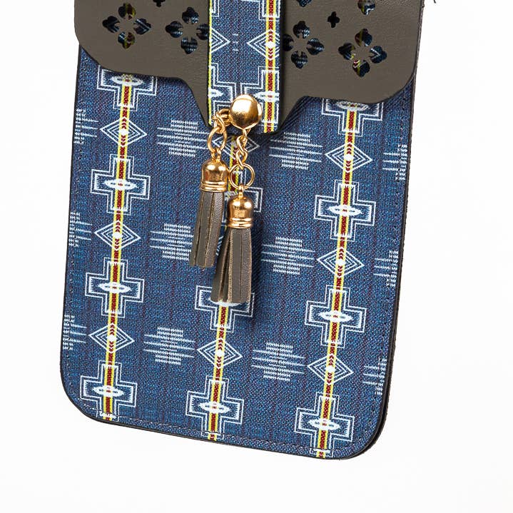 Native Crossbody Cellphone Purse for wholesale by Flag Matrix Inc