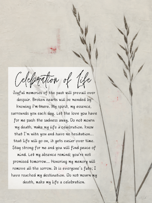 Roslyn Décor - Wholesale Art Print - Art That Heals: Bereavement Wall Art by Roslyn Decor1