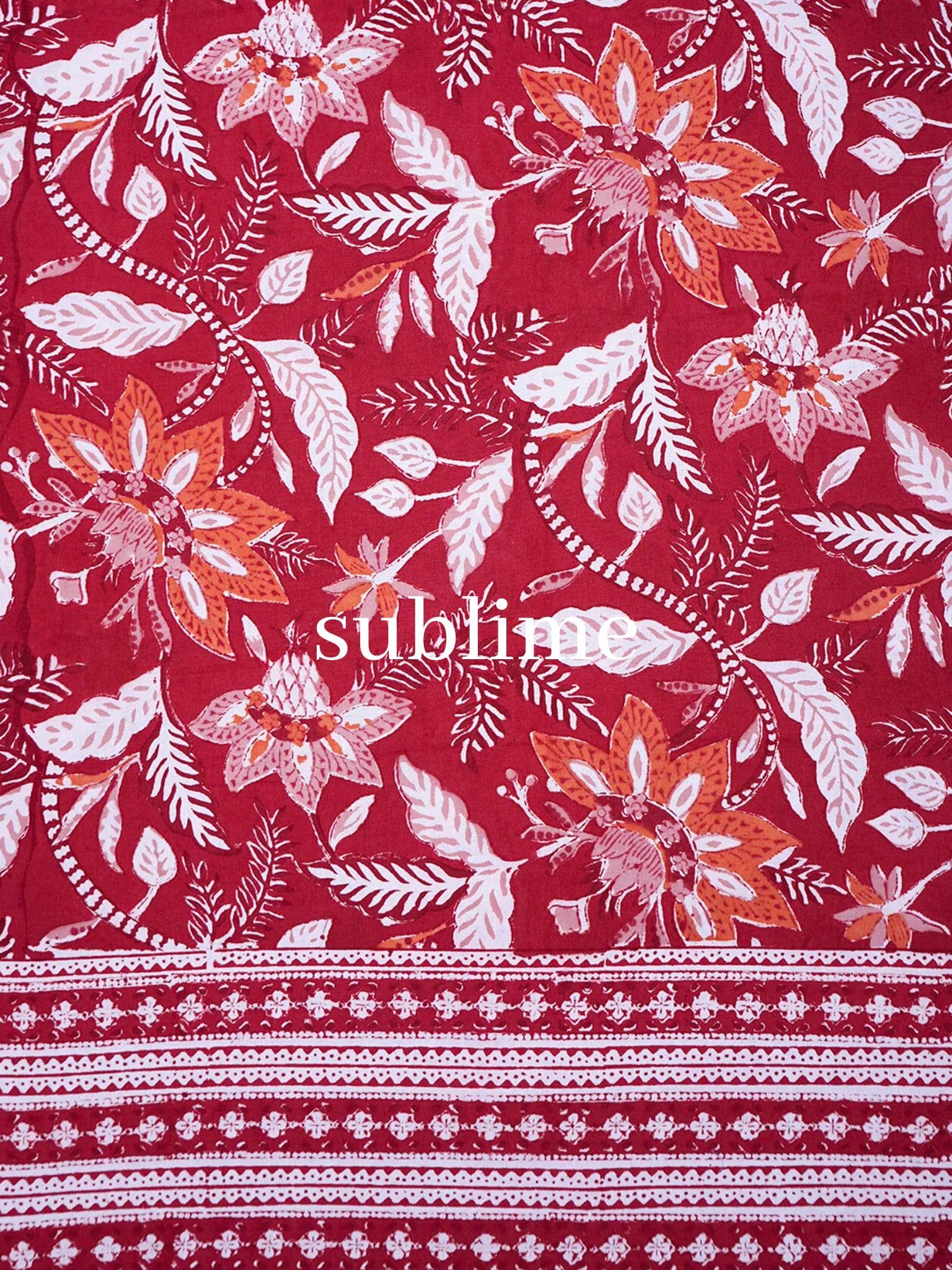 Sublime – wholesale Tablecloth – Rectangle Tablecloth (6 Seater) - Red