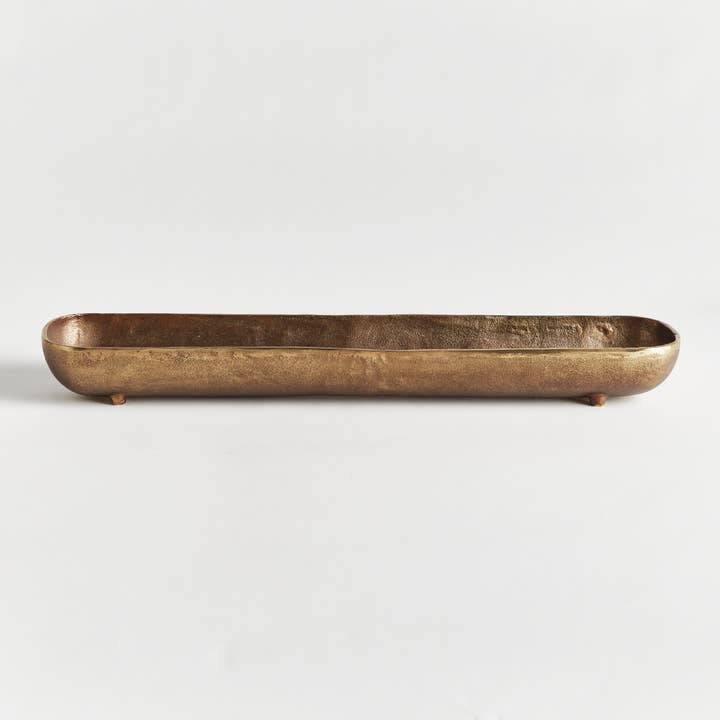 Napa Home & Garden - Wholesale Decorative Plate/Dish/Bowl - Brandon Narrow Decorative Bowl Large, Gold2