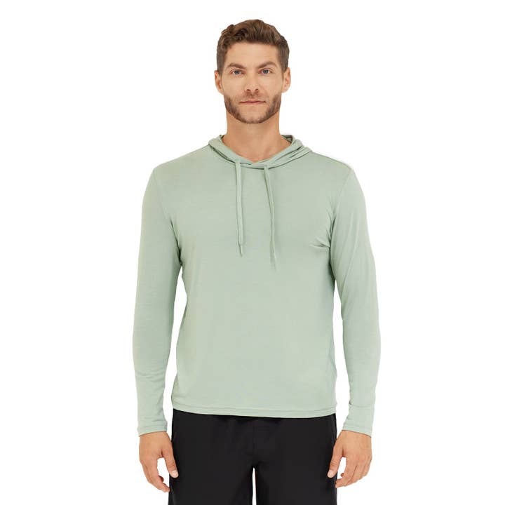 Sudadera ligera con capucha UPF 50+ Bamboo Everyday para hombre para venta al por mayor de Somewhere Sunny