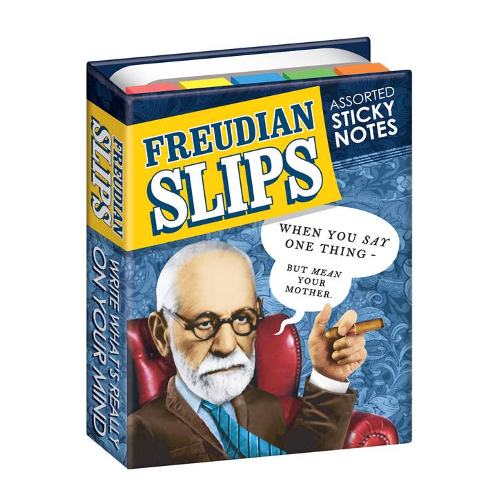 Unemployed Philosophers Guild - Wholesale Sticky Notes - Freudian Slips Sticky Notes1
