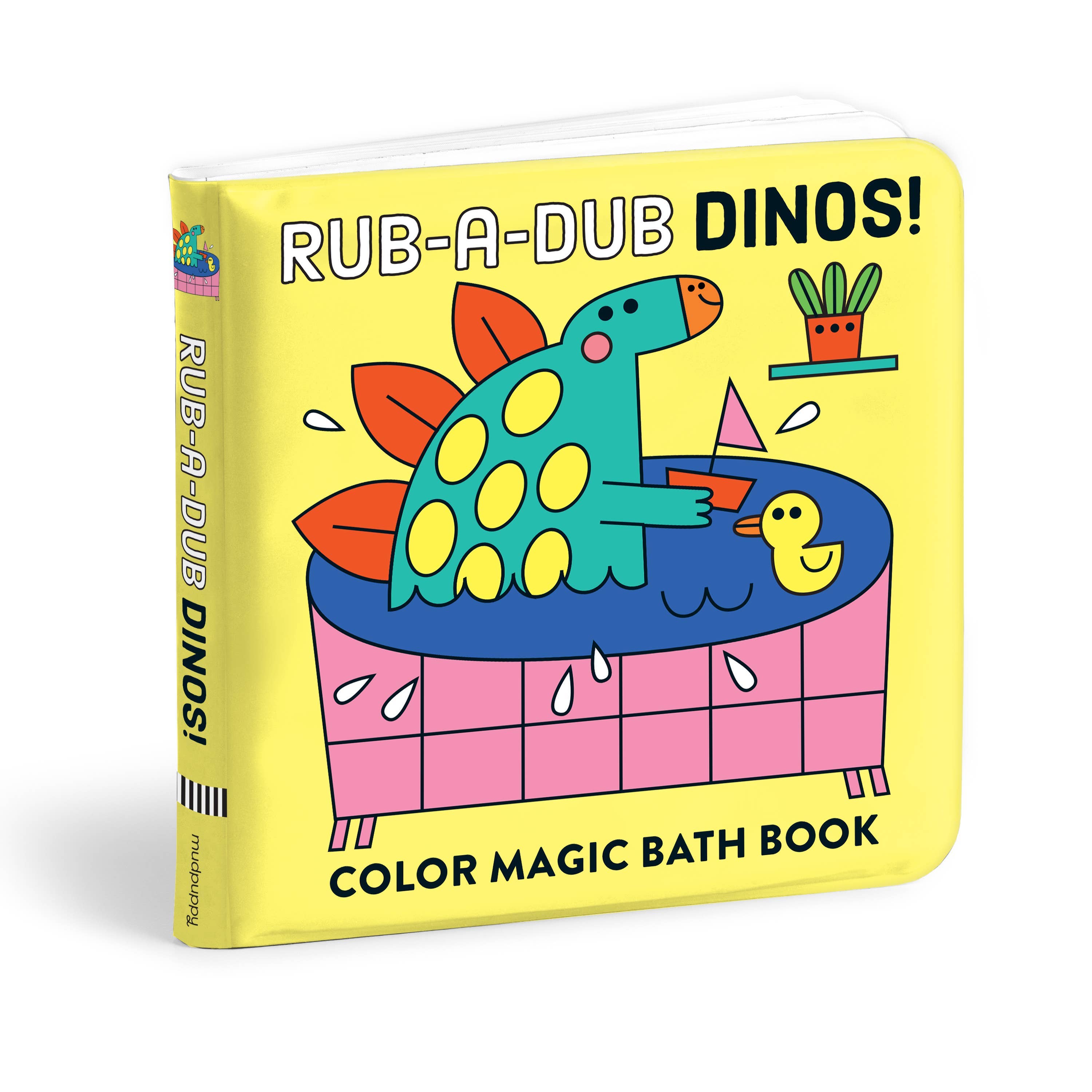Chronicle Books - Wholesale Bath Toy - Baby - Rub-a-Dub Dinos! Color Magic Bath Book3