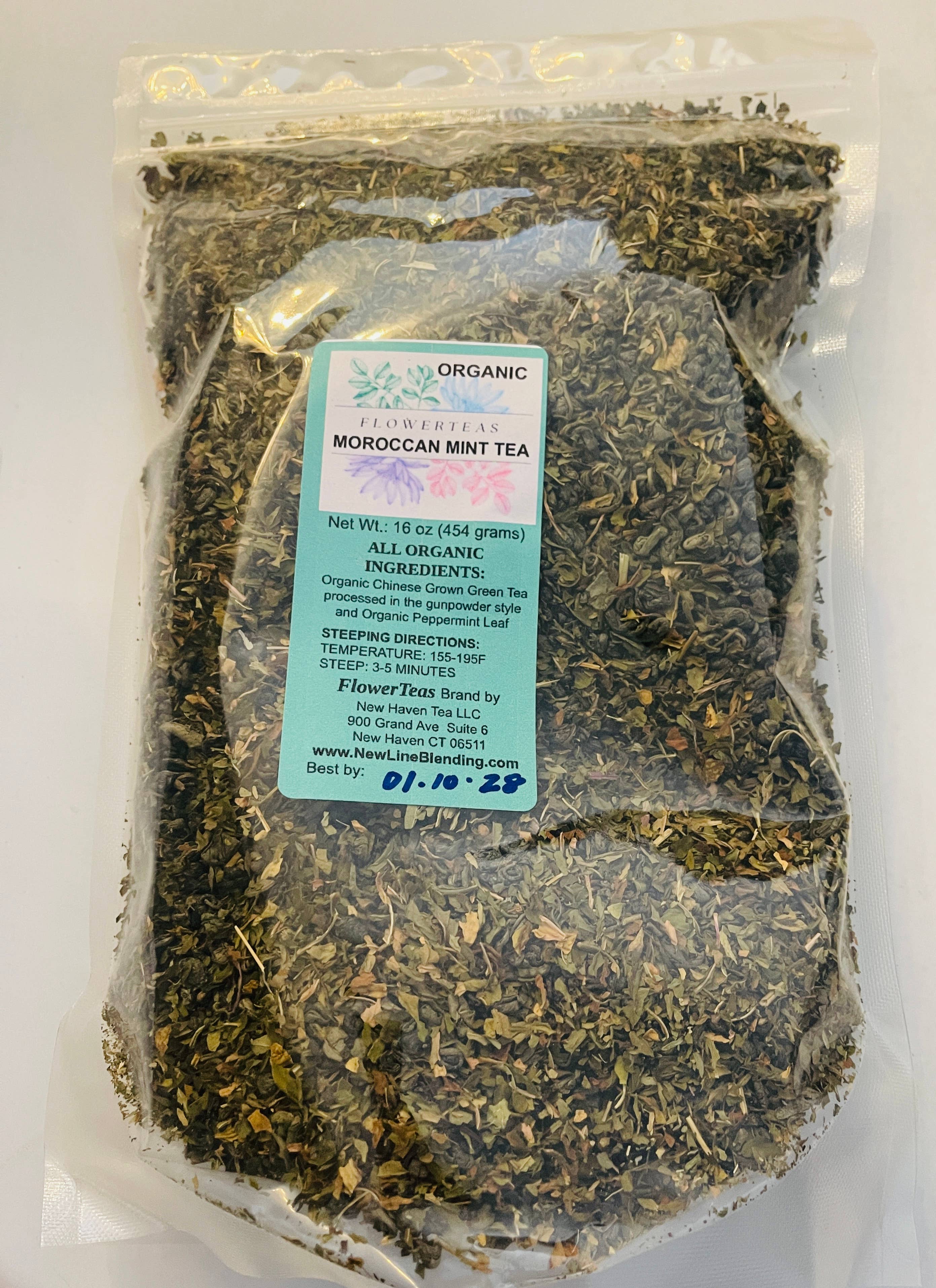 FlowerTeas – Engroshandel Løs te – Løsbladet te i løs vægt 1 lbs Kommerciel brygning Fødevareservice115