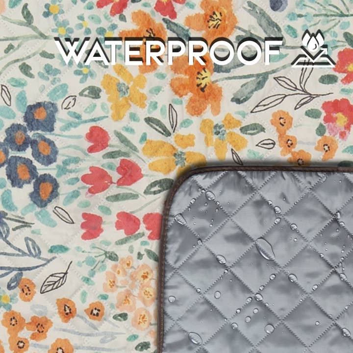 Carstens, Inc. - Wholesale Picnic Blanket - May Flowers Printed Picnic Blanket3