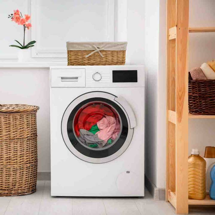 Creaciones Meng - Vente Paniers - Ensemble de 5 pièces doublés de paniers en osier chamois1