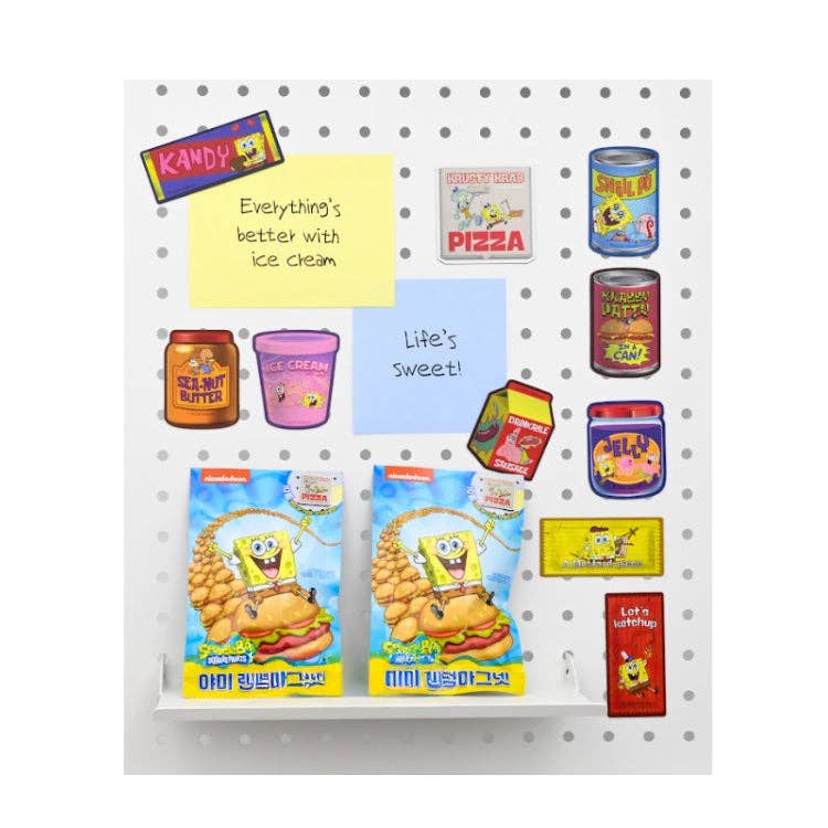 K-Wonderland - Wholesale Magnet - SpongeBob SquarePants Yummy Random Magnet Set (Blind Pack)1