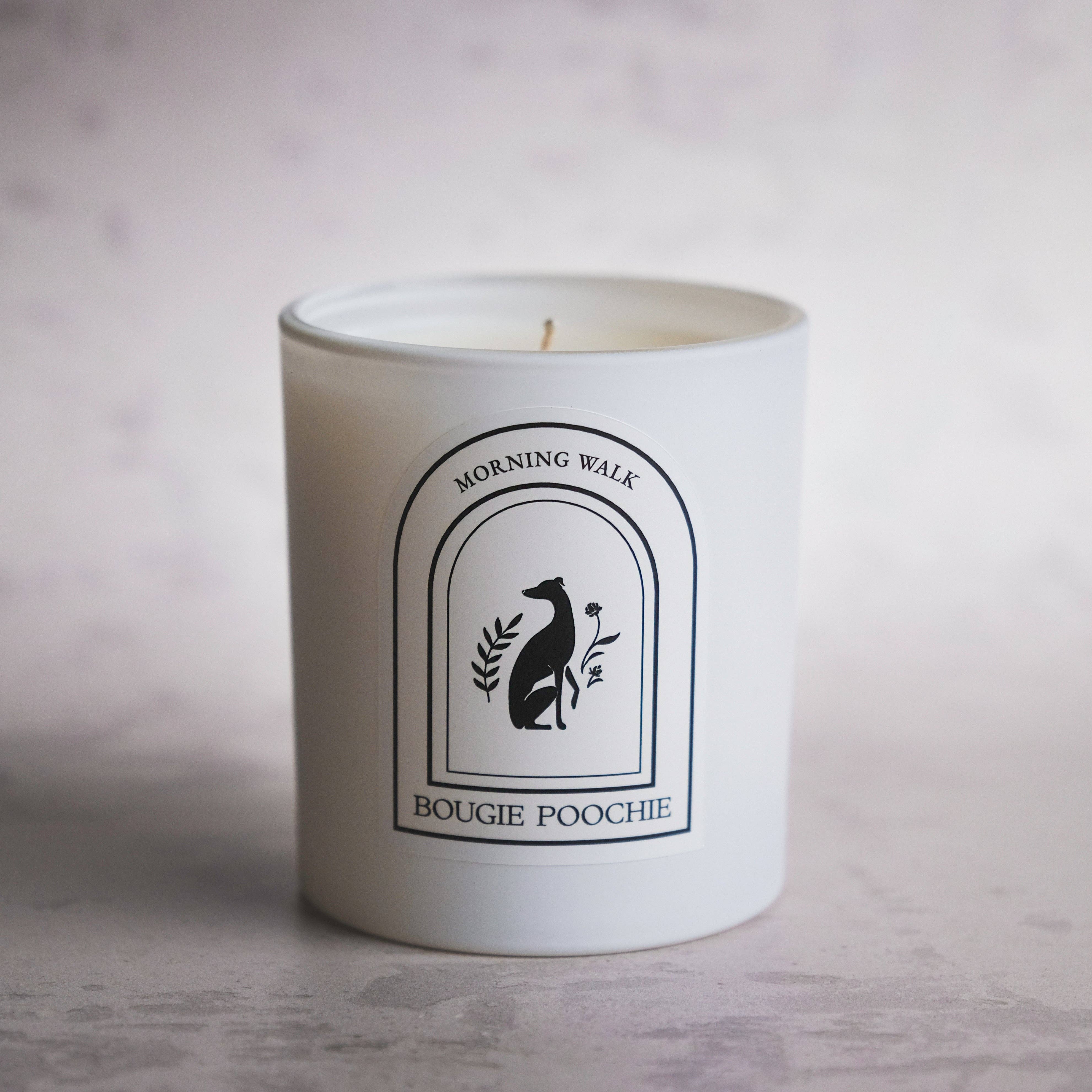 Bougie Poochie LLC - Wholesale Jar/Filled Candle - Morning Walk Candle - Non-Toxic Pet Home Candle