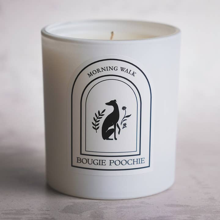 Morning Walk Candle - Non-Toxic Pet Home Candle for wholesale by Bougie Poochie LLC