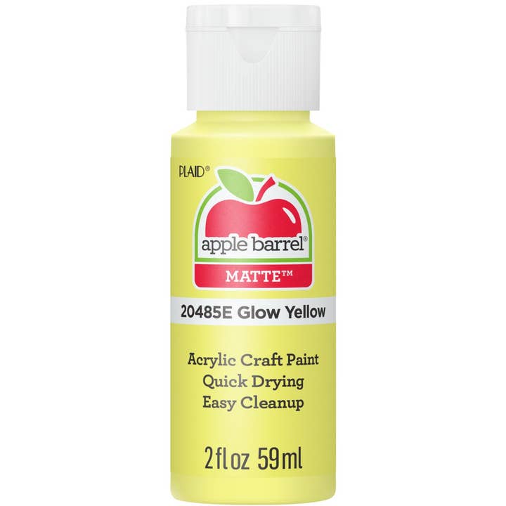 Plaid Crafts - Wholesale Acrylic Paint - Apple Barrel ® Glow-In-The-Dark Acrylic Paint - 2 oz4