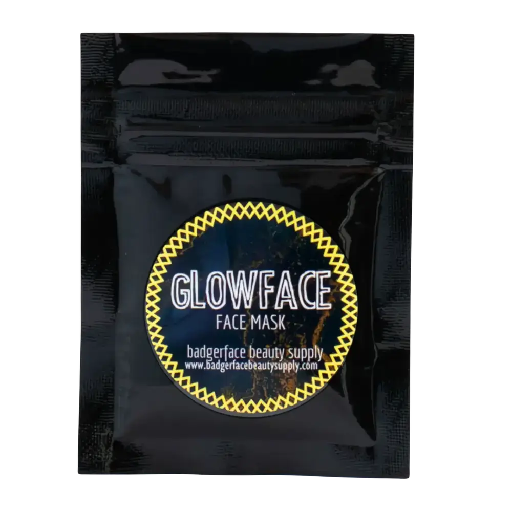 Badgerface Beauty Supply - Vendita all'ingrosso Maschera viso - Maschera Viso Illuminante all'Argilla di Caolino con Curcuma1