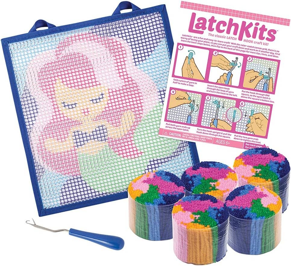 Play Monster - Wholesale Craft Sewing Kit - Latchkits Craft Kits - Mermaid - Kids Arts and Crafts2