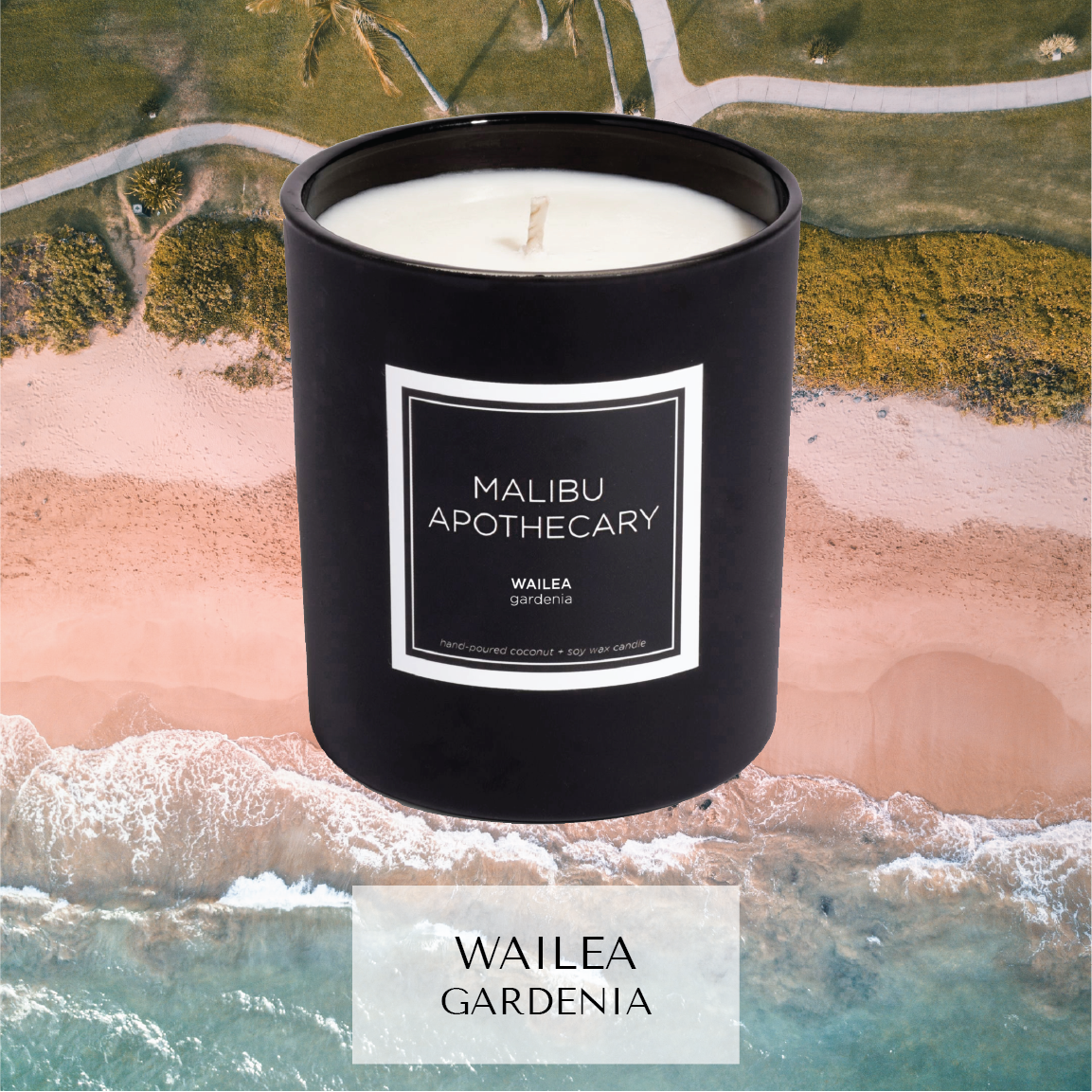 Malibu Apothecary - Wholesale Jar/Filled Candle - Matte Black Candle11