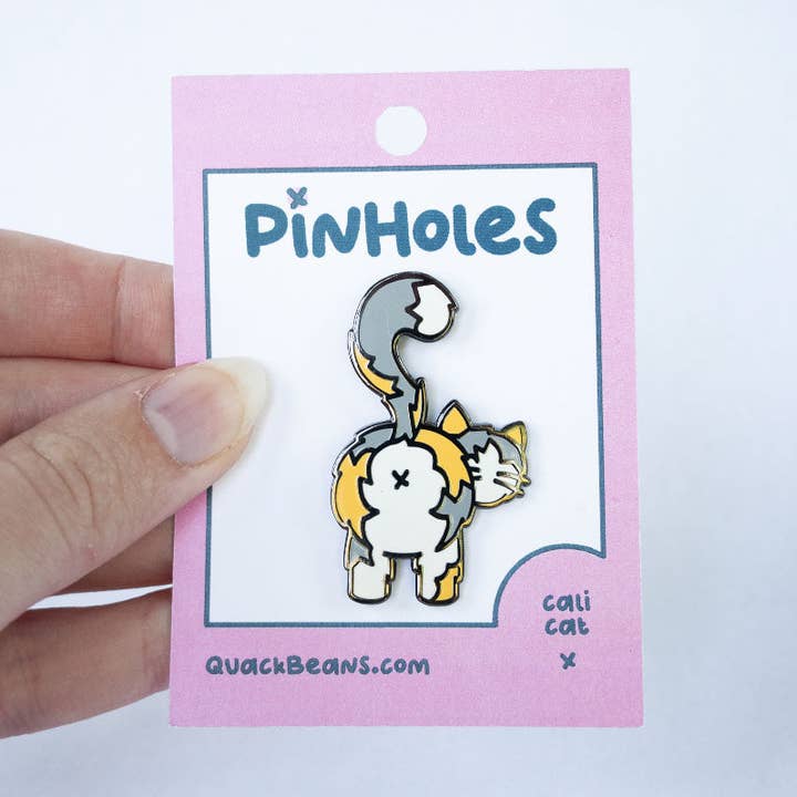 Pinholes | Cali Cat for wholesale by Quack & Beans