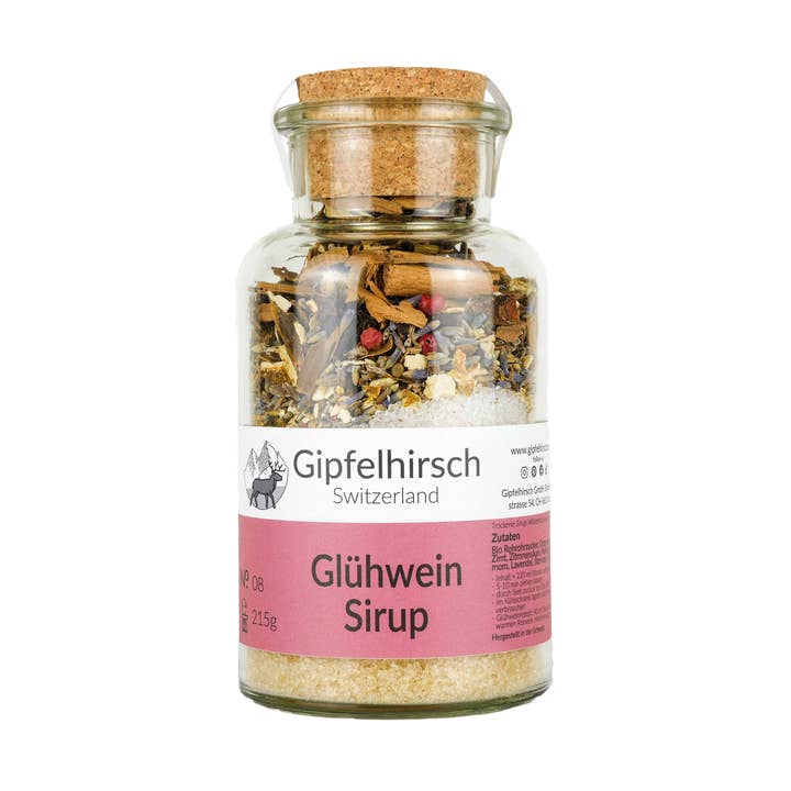 Gipfelhirsch - Wholesale Cocktailmix/siroop - Glühweinlikeur - Kerstsfeer in een fles