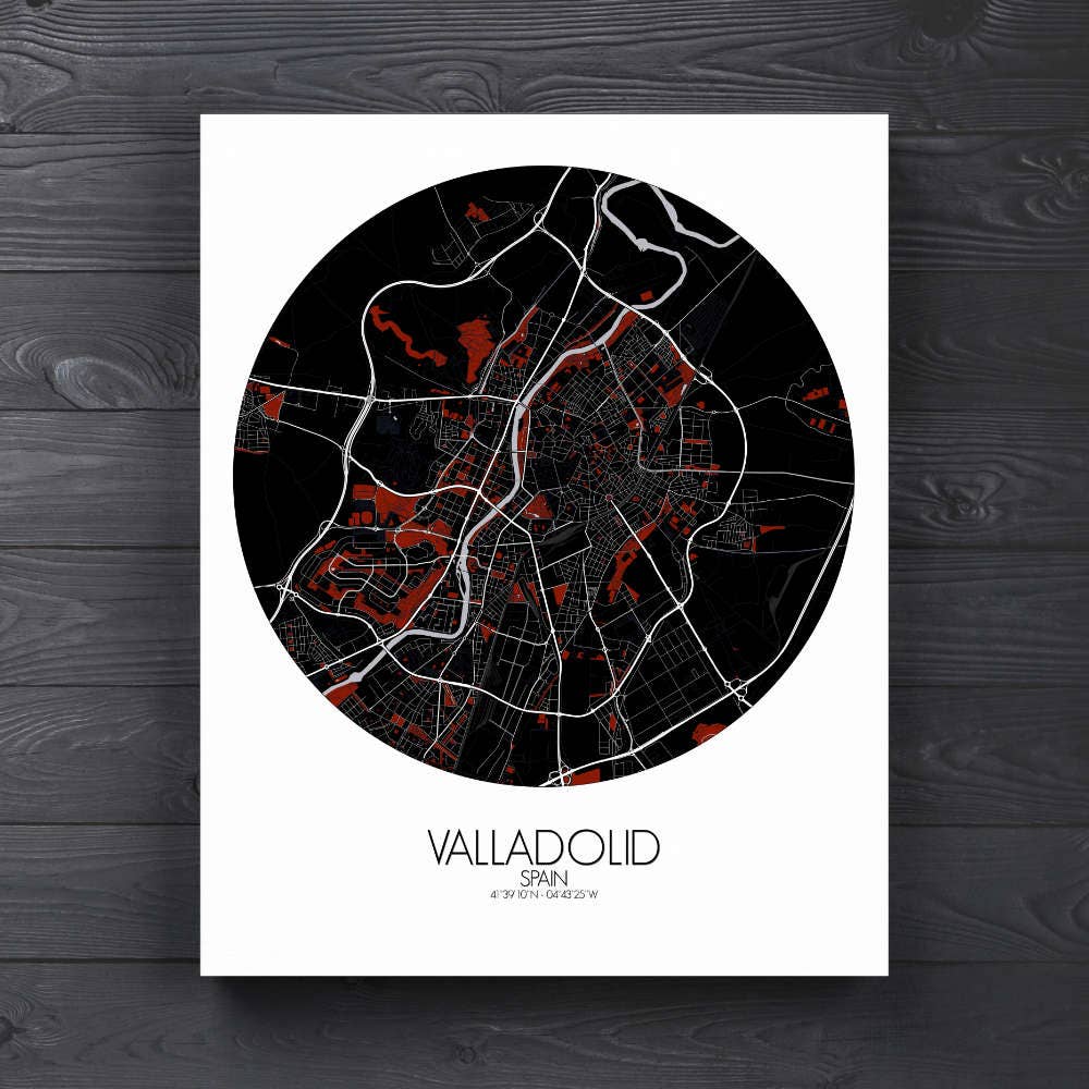 mapospheres – wholesale Poster – Affisch av Valladolid | Spanien10