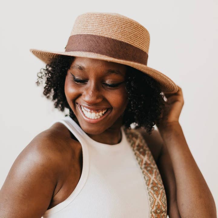 Pretty Simple - Wholesale Straw Hat - Women's - Panama Piper Straw Hat