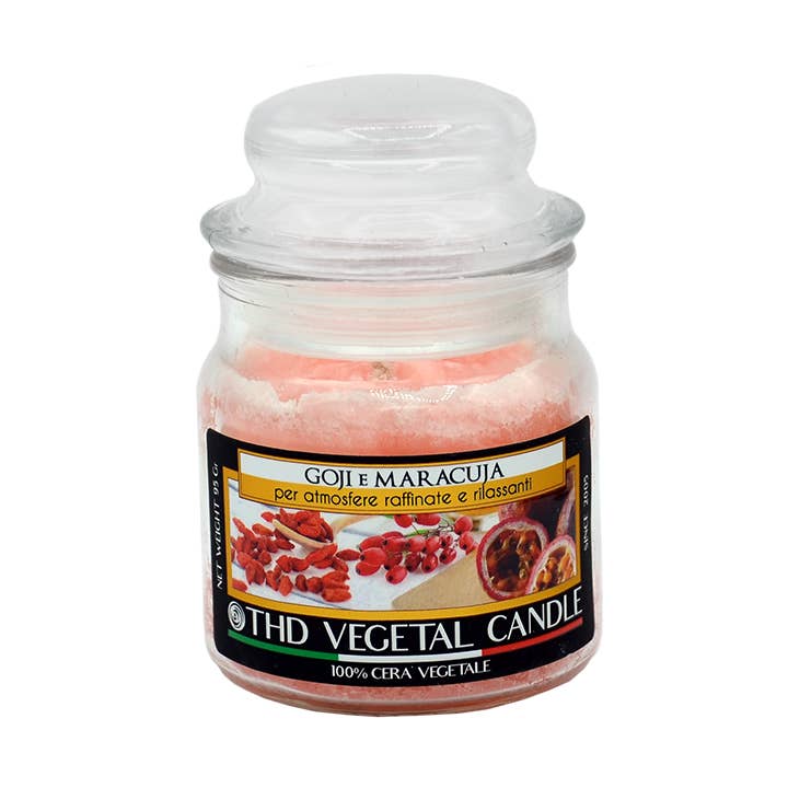 Thd Tophouse - Wholesale Jar/Filled Candle - THD Vegetable Candle 95 g Goji and Passion Fruit 6/600
