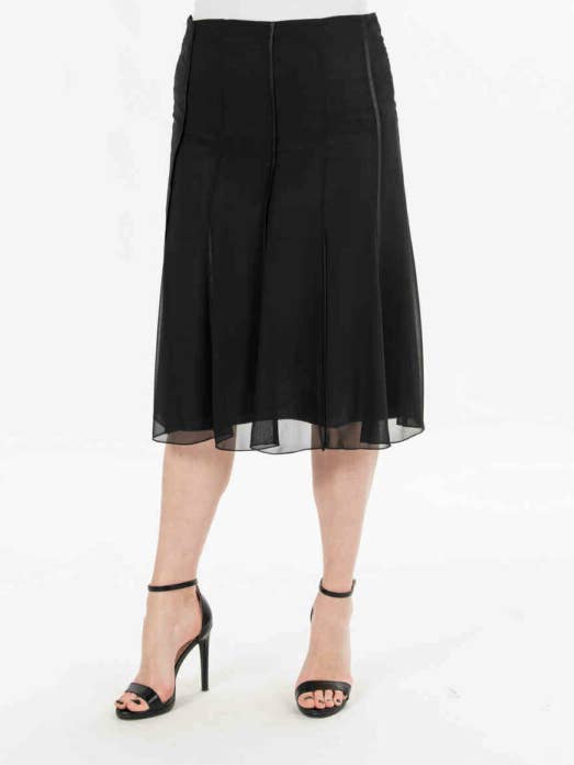 Mousseline Flounce Skirt 3/4 for wholesale by VIDAL MODES