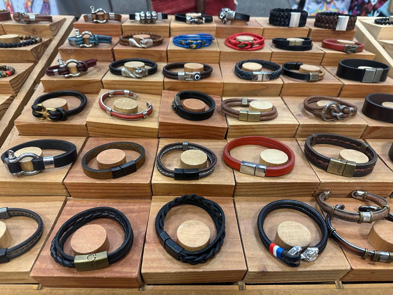 CRETE TRADING INC - Wholesale Woven/Braided Bracelet - Genuine Leather Handmade Bracelets Mix Design CLOSE OUT 1