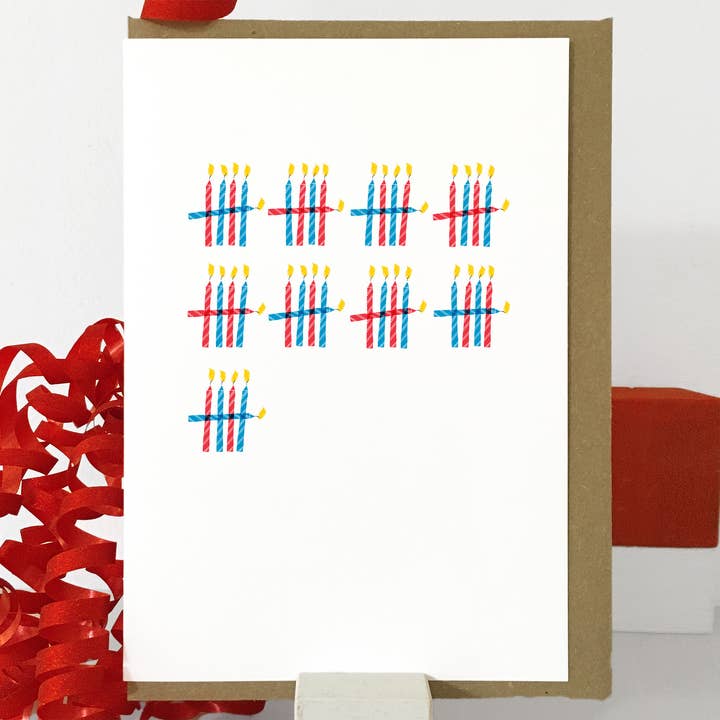 45th Birthday Card | Candle Card | Gender-Neutral Birthday for wholesale by Purpose & Worth etc