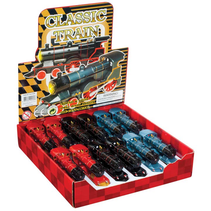 Toysmith - Wholesale Toy Car/Truck - Kids - Classic Light & Sound Train, Assorted Styles