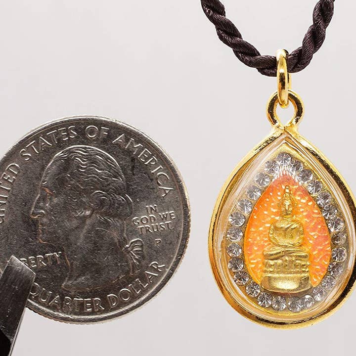 Artschatz LLC - Vente Colliers à pendentif - Bouddha d'anniversaire de semaine - jeudi - avec collier1