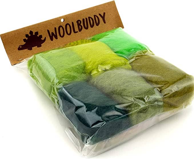 Woolbuddy - Wholesale Craft Supplies - Corriedale Wool Fiber Sampler – Natural Roving for Spinning 9