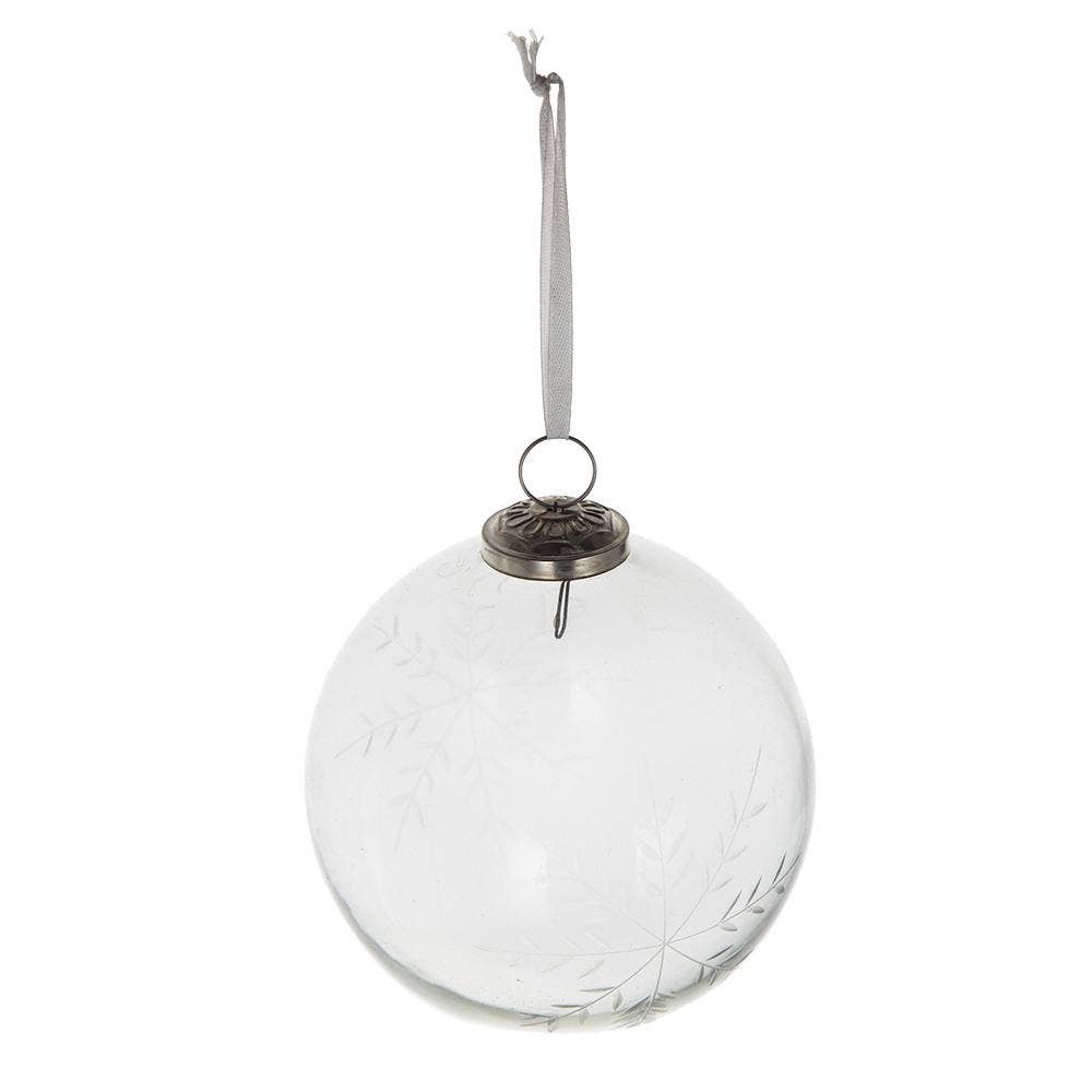 A&B Home Group Inc. - Wholesale Ornament - D5x5" Christmas Ornament,Clear 24EA/CTN0