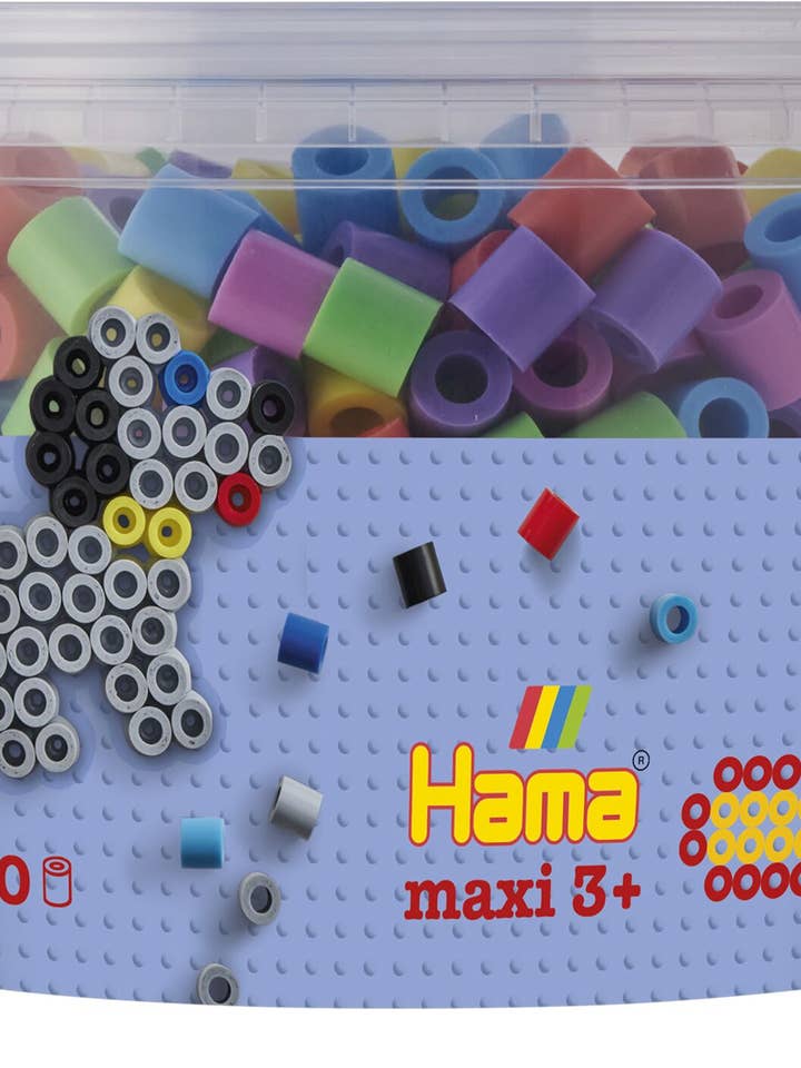 HAMA Dose mit Perlen 600 Stck., Pastellmix für den Großhandel von Hama