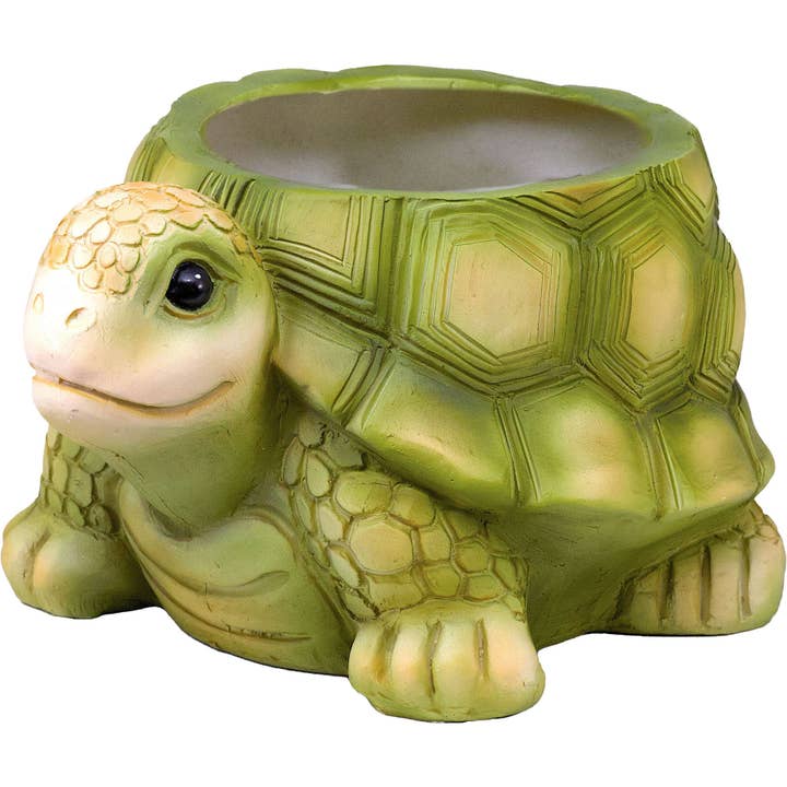 Turtle Flower Pot for wholesale by Spoontiques, Inc