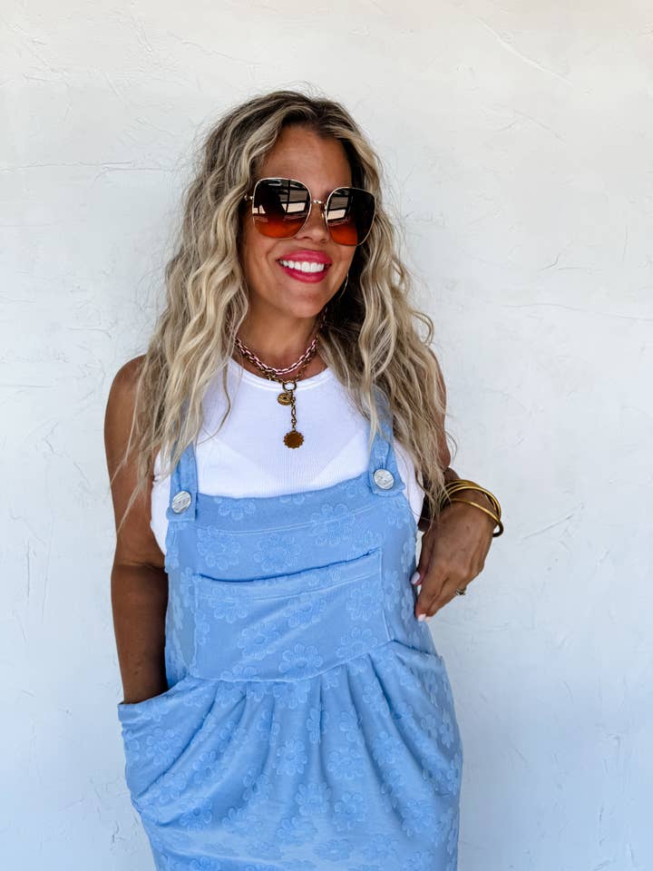 BLAKELEY - Wholesale Overalls - Women's - SUNSHINE & DAISIES OVERALL DRESS17