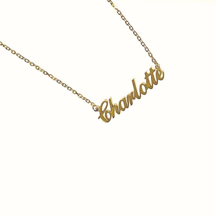 Charlotte Signature Necklace for wholesale by TNT Goods