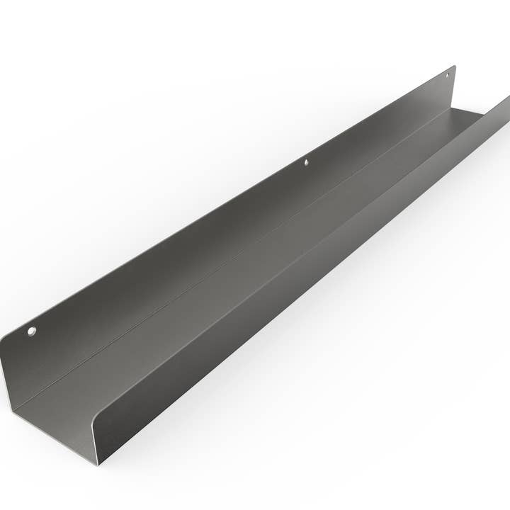 Industrial Forged Steel Floating Shelf Ledge for wholesale by DIY CARTEL