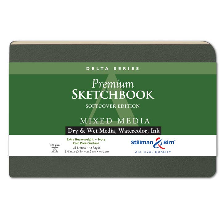Exaclair - Wholesale Sketchbook/Sketchpad - Stillman & Birn Mixed Media Journal - Delta Series - Ivory5